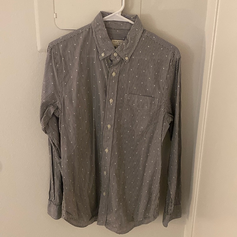 Club Monaco men’s dress shirt slim fit S